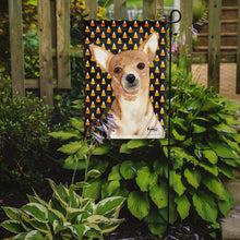Load image into Gallery viewer, Candy Corn Chihuahua Halloween Garden Flag – Decorative Outdoor Yard Flag RDR3016GF