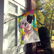 Load image into Gallery viewer, Cooper Eggravaganza Boxer Easter Flag Canvas House Size RDR3018CHF