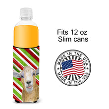 Load image into Gallery viewer, Candy Cane Goat Christmas Slim Can Hugger – Fun &amp; Functional Drink Coolers  RDR3022MUK