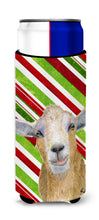 Load image into Gallery viewer, Candy Cane Goat Christmas Slim Can Hugger – Fun &amp; Functional Drink Coolers  RDR3022MUK