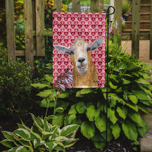 Load image into Gallery viewer, Hearts and Love Goat Garden Flag – Decorative Outdoor Yard Flag RDR3026GF