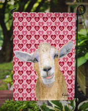 Load image into Gallery viewer, Hearts and Love Goat Garden Flag – Decorative Outdoor Yard Flag RDR3026GF