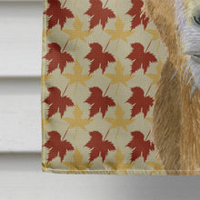 Load image into Gallery viewer, Fall Leaves Goat Flag Canvas House Size RDR3027CHF