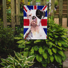 Load image into Gallery viewer, Boxer Cooper with English Union Jack British Flag Garden Flag – Decorative Outdoor Yard Flag RDR3030GF