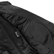 Load image into Gallery viewer, Retro Trim Men's Black Sheep Skin Leather Blazer