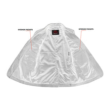 Load image into Gallery viewer, Retro Trim Men's Black Sheep Skin Leather Blazer
