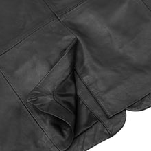 Load image into Gallery viewer, Retro Trim Men's Black Sheep Skin Leather Blazer