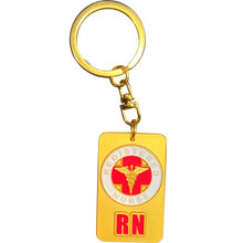 Load image into Gallery viewer, GL14-005 Registered Nurse RN She Believed She Could So She Did Keychain
