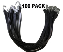 Load image into Gallery viewer, 31 Inch Rubber Tarp Straps w/ Crimped S Hooks | 100 PACK