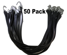 Load image into Gallery viewer, Rubber Tarp Straps w/ Crimped S Hooks BOX OF 50 | LENGTH OPTIONS