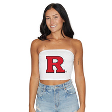 Load image into Gallery viewer, Rutgers White Tube Top