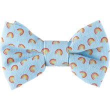 Load image into Gallery viewer, Rainbow Plaid Pet Bow Tie Set | LGBTQ Pride Pet Accessories | Gift For Cat/Dog Lover