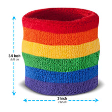 Load image into Gallery viewer, Rainbow Sweatband Sets