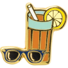 Load image into Gallery viewer, Raised On Sweet Tea &amp; Sunshine Enamel Pin