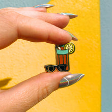 Load image into Gallery viewer, Raised On Sweet Tea &amp; Sunshine Enamel Pin