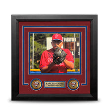 Load image into Gallery viewer, Ranger Suarez Ready to Throw Autographed Philadelphia Phillies 8" x 10" Framed Baseball Photo
