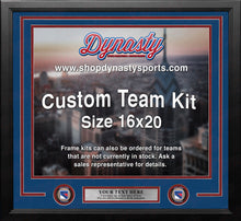 Load image into Gallery viewer, New York Rangers Custom NHL Hockey 16x20 Picture Frame Kit (Multiple Colors)