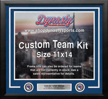 Load image into Gallery viewer, New York Rangers Custom NHL Hockey 11x14 Picture Frame Kit (Multiple Colors)