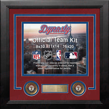 Load image into Gallery viewer, Texas Rangers Custom MLB Baseball 16x20 Picture Frame Kit (Multiple Colors)