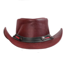 Load image into Gallery viewer, Ruby Maverick- Men’s Leather Hat
