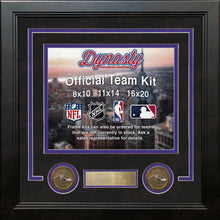 Load image into Gallery viewer, Baltimore Ravens Custom NFL Football 16x20 Picture Frame Kit (Multiple Colors)