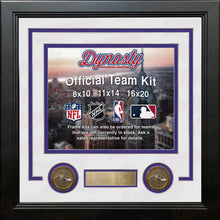 Load image into Gallery viewer, Baltimore Ravens Custom NFL Football 16x20 Picture Frame Kit (Multiple Colors)
