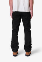 Load image into Gallery viewer, Raw Bootcut Denim - Rinsed Black