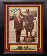 Load image into Gallery viewer, Ray Kroc McDonald's CEO Autographed 8" x 10" Framed Photo