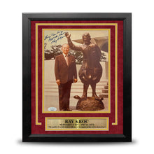 Load image into Gallery viewer, Ray Kroc McDonald's CEO Autographed 8" x 10" Framed Photo