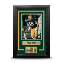 Load image into Gallery viewer, Ray Nitschke in Action Green Bay Packers 8" x 10" Framed Football Photo with Engraved Autograph