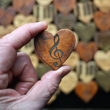 Load image into Gallery viewer, Engraved Piano Wood Hearts