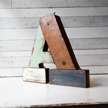 Load image into Gallery viewer, Reclaimed Wooden Letters
