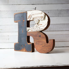 Load image into Gallery viewer, Reclaimed Wooden Letters