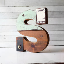 Load image into Gallery viewer, Reclaimed Wooden Letters