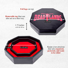 Load image into Gallery viewer, Red Deadlands™ Tray of Holding™ Dice Tray by Norse Foundry