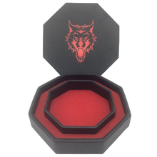 Load image into Gallery viewer, Red Fenrir Tray of Holding™ Dice Tray by Norse Foundry