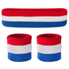 Load image into Gallery viewer, Striped Sweatbands Sets