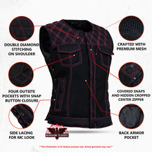 Load image into Gallery viewer, Rose Phantom - Women's Mesh Vest