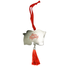 Load image into Gallery viewer, GL3-019 Thin Red Line Flag Merry Christmas Ornament Fire Fighter Firefighter Fire Department