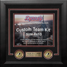 Load image into Gallery viewer, Washington Redskins Custom NFL Football 8x10 Picture Frame Kit (Multiple Colors)
