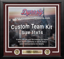 Load image into Gallery viewer, Washington Redskins Custom NFL Football 11x14 Picture Frame Kit (Multiple Colors)