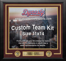 Load image into Gallery viewer, Washington Redskins Custom NFL Football 11x14 Picture Frame Kit (Multiple Colors)