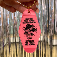 Load image into Gallery viewer, Return to the Forest Motel Style Keychain 🍄 🌳 (NEW STYLE)