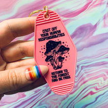Load image into Gallery viewer, Return to the Forest Motel Style Keychain 🍄 🌳 (NEW STYLE)