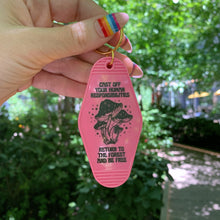 Load image into Gallery viewer, Return to the Forest Motel Style Keychain 🍄 🌳 (NEW STYLE)
