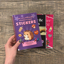Load image into Gallery viewer, Reusable Sticker Storage Book | I Am Very Emotionally Attached to These Stickers | 50 Blank Pages Silicone Coated Release Paper Album