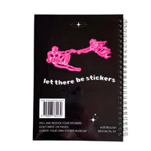 Load image into Gallery viewer, Reusable Sticker Storage Book | Let There Be Stickers | 50 Blank Pages Silicone Coated Release Paper Album