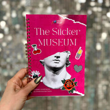 Load image into Gallery viewer, Reusable Sticker Storage Book | The Sticker Museum | 50 Blank Pages Silicone Coated Release Paper Album
