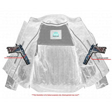 Load image into Gallery viewer, Men's Black Reflective Skulls Scooter Jacket
