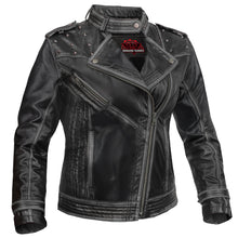 Load image into Gallery viewer, Mistress – Women’s Leather Motorcycle Jacket